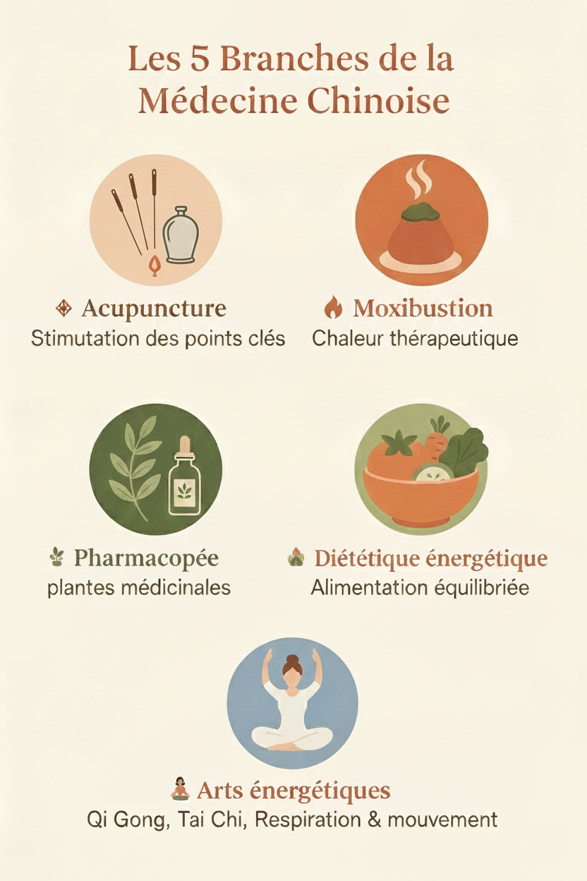 Les 5 branches de la MTC