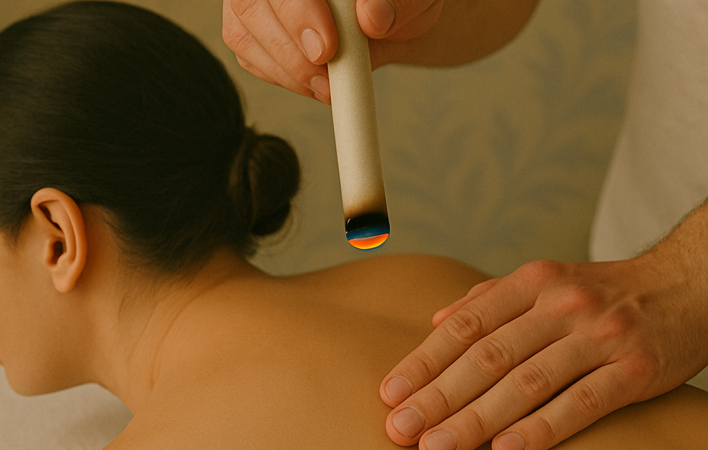 Illustration moxibustion